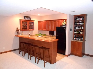 Basement bar