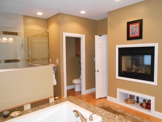 Basement bathroom